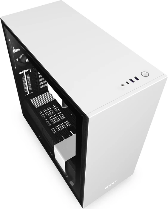 NZXT H710, weiß, Glasfenster