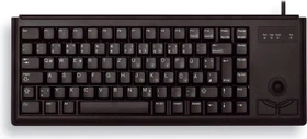 Cherry Compact-Keyboard schwarz, PS/2, EU (G84-4420LPBEU-2)