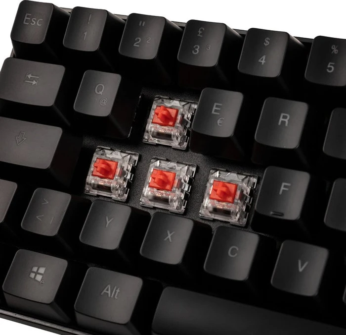 Deltaco Gaming Mini Mechanical 60% Layout, Content RED, USB, DE