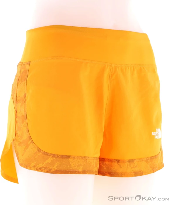 The North Face Sunriser 2.5" Shorts Laufhose kurz apricot glaze/mountain traverese print (Damen)