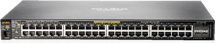 HPE Aruba 2530 48G Rackmount Gigabit Managed Switch, 48x RJ-45, 4x SFP, 382W PoE+