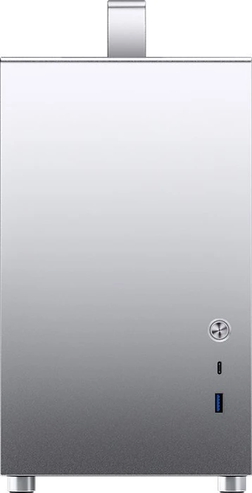 Jonsbo T8 PLUS Silver, silber, Glasfenster, Mini-ITX