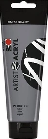 Marabu Artist Acryl Acrylfarbe, silber, 120ml