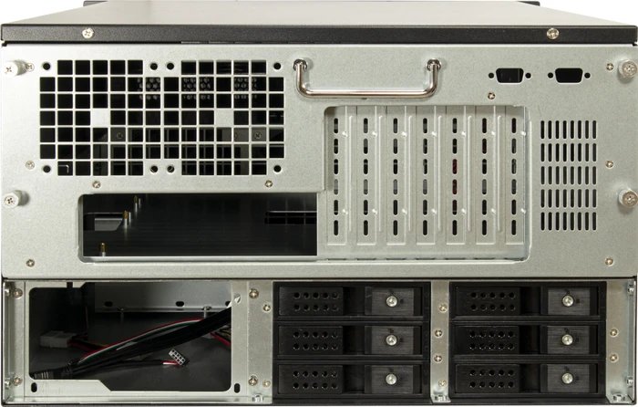 Inter-Tech IPC 6U-6606, grau, 6HE, ATX
