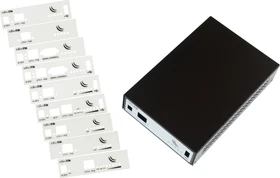 MikroTik RouterBOARD Aluminiumgehäuse für RBM11G, RB411, RB911, RB912, RB922, schwarz