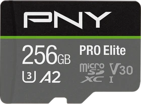PNY Pro Elite R100/W90 256GB Kit, UHS-I U3, A2, Class 10