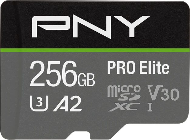 PNY Pro Elite R100/W90 256GB Kit, UHS-I U3, A2, Class 10