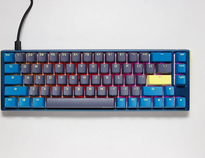 Ducky One 3 DayBreak SF PBT blau, LEDs RGB, MX RGB BROWN, USB, US