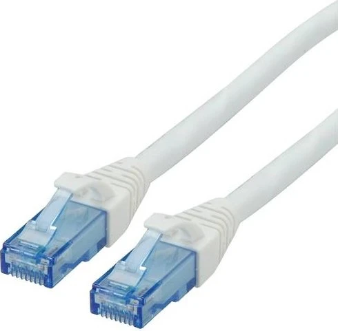 Roline / Secomp GHMT Patchkabel, Cat6a, U/UTP, RJ-45/RJ-45, 15m, weiß