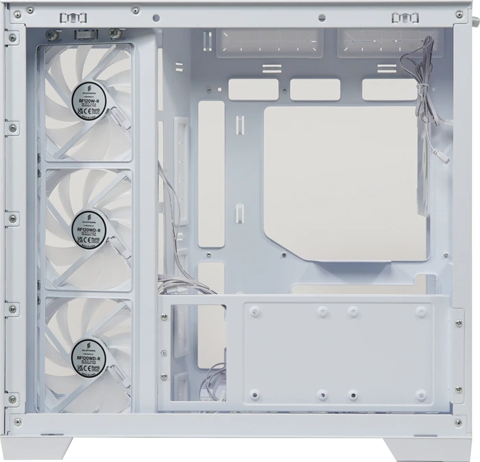 Silentware View A-RGB White, Glasfenster