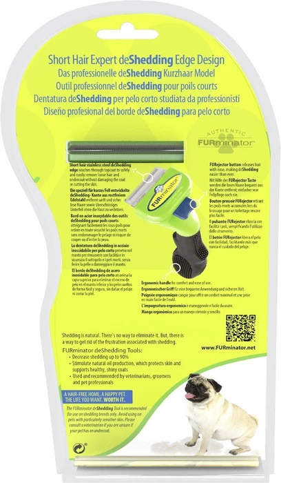 FURminator deShedding Tool für kleine Hunde mit kurzem Fell, Version 1