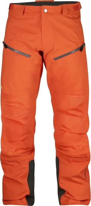 Fjällräven Bergtagen Eco-Shell Hose lang hokkaido orange (Herren)