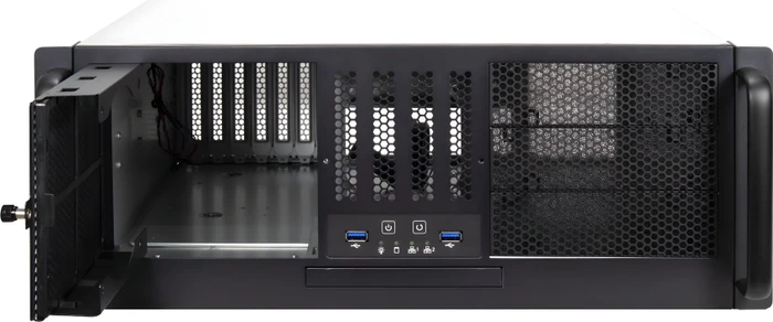Inter-Tech IPC 4U-47045, schwarz, 4HE, ATX