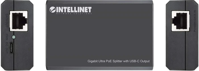 Intellinet Gigabit PoE-Splitter, 2x RJ-45, PoE++ PD