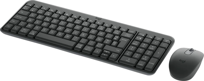 Logitech MK250 Compact Wireless Combo Graphite, Bluetooth, FR