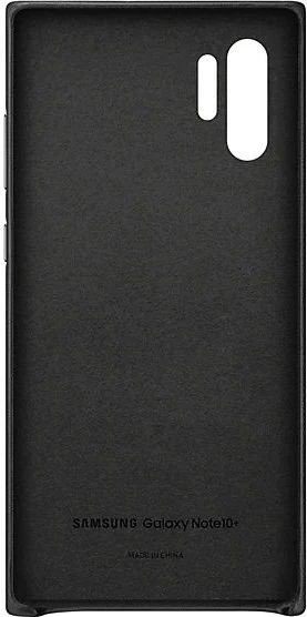 Samsung Leather Cover für Galaxy Note 10+ schwarz