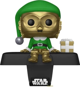 FunKo Pop! - Star Wars - Holiday Stocking Hanger C-3PO in Elf Outfit