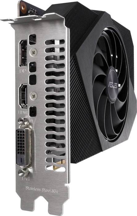 ASUS Phoenix GeForce GTX 1650 P V2, PH-GTX1650-4GD6-P-V2, 4GB GDDR6, DVI, HDMI, DP