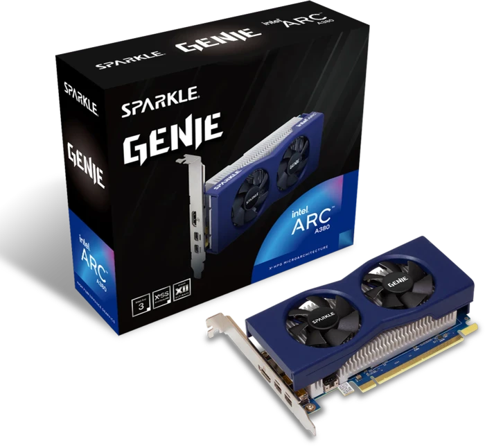 Sparkle Arc A380 GENIE, SA380G-6G, 6GB GDDR6, HDMI, 2x mDP