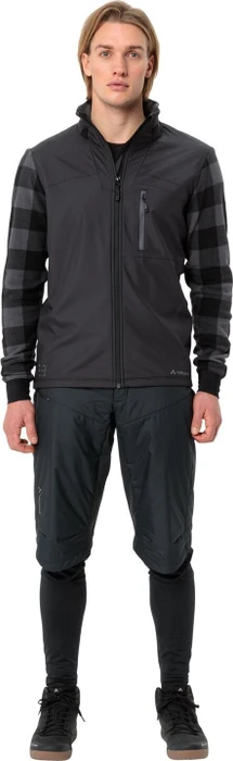 Vaude Minaki Mountainbike Fleece Fahrradjacke schwarz (Herren)