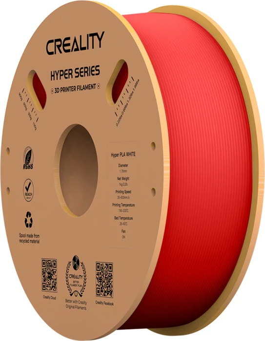 Creality Hyper PLA, rot, Spule, 1.75mm, 1.00kg