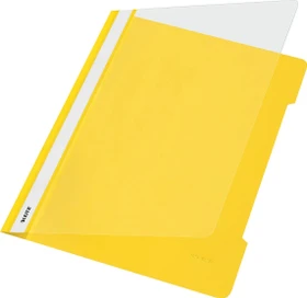Leitz Standard Schnellhefter Plastik, A4, gelb, 25er-Pack