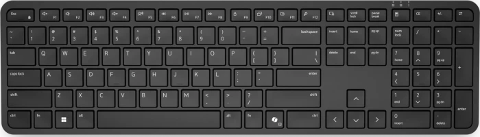 Dell Pro 5 Wireless Keyboard, schwarz, USB/Bluetooth, DE
