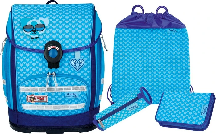 McNeill Ergo Explorer Pretty Schultaschen-Set, 4-tlg.