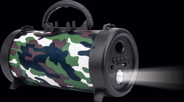 Manhattan Sound Science Bluetooth-Lautsprecher mit Tragegriff grün