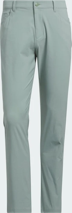 adidas Ultimate365 5-Pocket Golf Hose lang silver green (Herren)