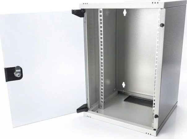Digitus Professional DN-10 10" Wandschrank 9HE, Sicherheitsglastür, IP2X, grau, 300mm tief