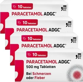 Zentiva Paracetamol ADGC 500mg Tabletten, 10 Stück