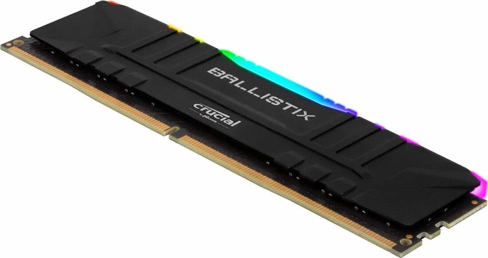 Crucial Ballistix RGB schwarz UDIMM 16GB Kit, DDR4-3000, CL15-16-16-35