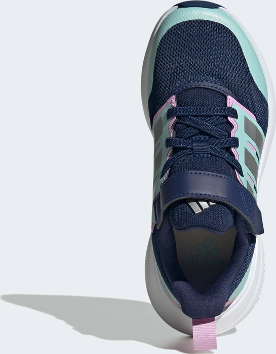 adidas Fortarun 2.0 Cloudfoam Elastic Lace Top Strap dark blue/silver metallic/semi flash aqua (Junior)