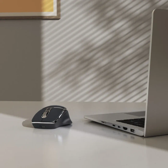 Hama WM-800 Ergonomic Wireless Multi-Device Mouse schwarz, USB/Bluetooth