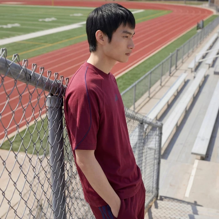 adidas Stadium T-Shirt kurzarm maroon (Herren)