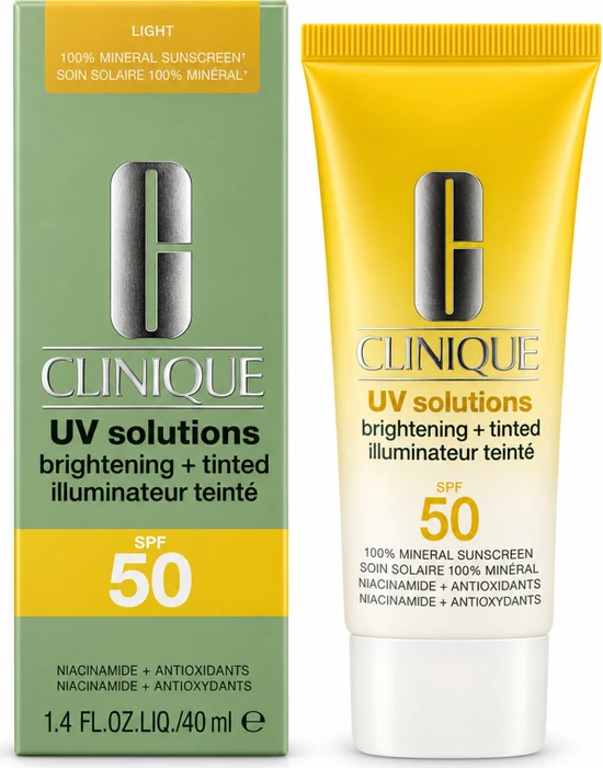 Clinique UV Solutions Brightening + Tinted Sunscreen 01 light LSF50, 40ml