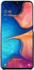 Samsung Gradation Cover für Galaxy A20e violett