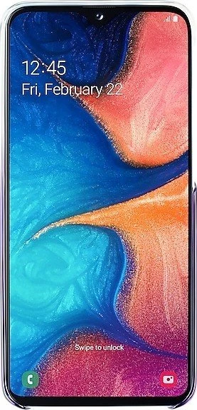 Samsung Gradation Cover für Galaxy A20e violett