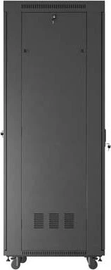Lanberg 19" Rackschrank 42HE, LCD, freistehend, Flat Pack, V2, Gitternetztür, IP20, RAL 9004, 800mm tief