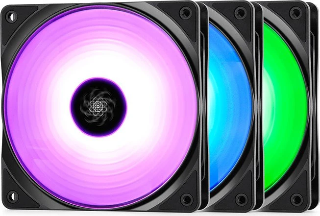 DeepCool RF120, LED-Steuerung, Lüftersteuerung, 120mm, 3er-Pack