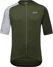 Gore Wear C5 Optiline Trikot kurzarm utility green/white (Herren)