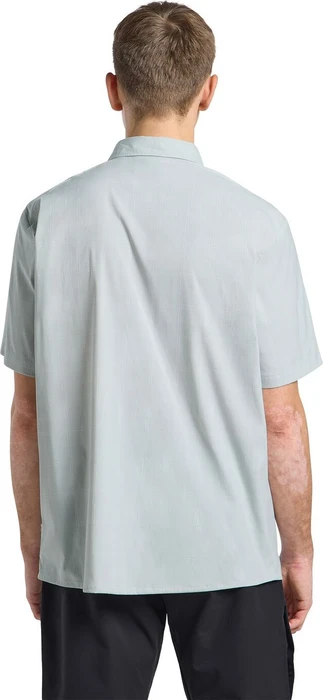 Jack Wolfskin Norbo Hemd kurzarm cool grey check (Herren)
