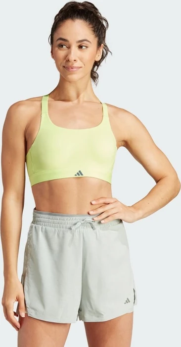 adidas Tailored Impact Luxe Training High-Support Sport-BH pulse lime (Damen)