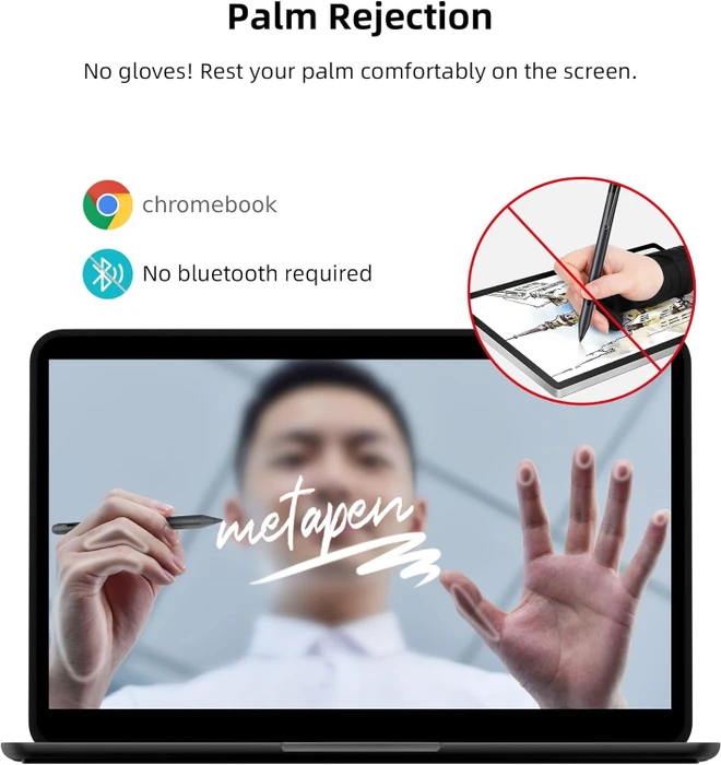 Metapen USI Pen G1 for Chromebooks, schwarz