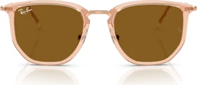 Ray-Ban RB4451 polished transparent beige/brown