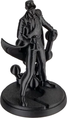 Polymaker PolyLite Silk PLA, schwarz, Spule, 1.75mm, 1.00kg