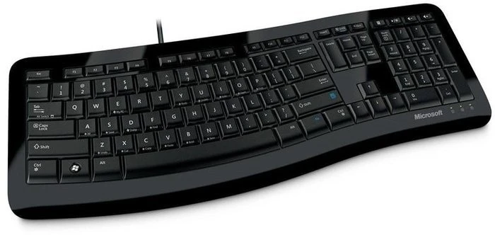 Microsoft OEM Comfort Curve Keyboard 3000 schwarz, USB, PL