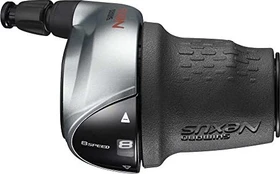 Shimano Nexus Inter 8-fach Drehgriffschalter rechts silber