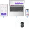Hama MW-650 6-Tasten Multi-Device Funkmaus schwarz, USB/Bluetooth Vorschaubild
